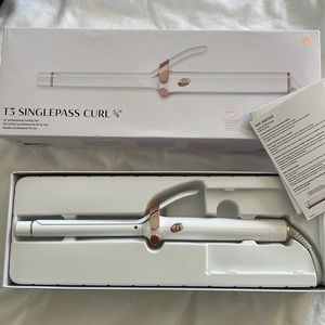 T3 Single Pass Curl Hair Tool Wand 3/4 inch